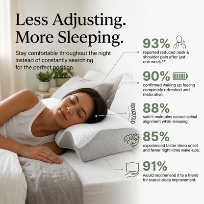 TranquilCore™ Premium Ergonomic Pillow